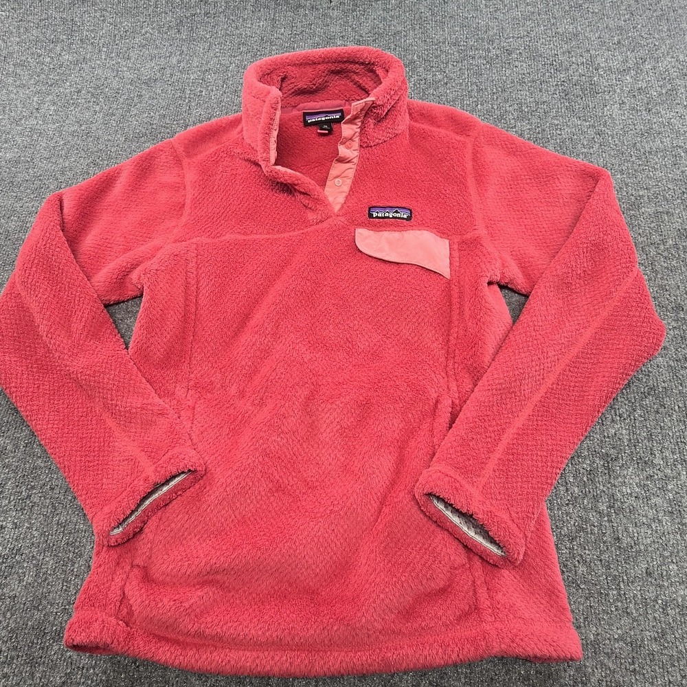 Patagonia Re-Tool Snap-T Fleece Jacket Womens XS Pink Polartec Thermal Pullover